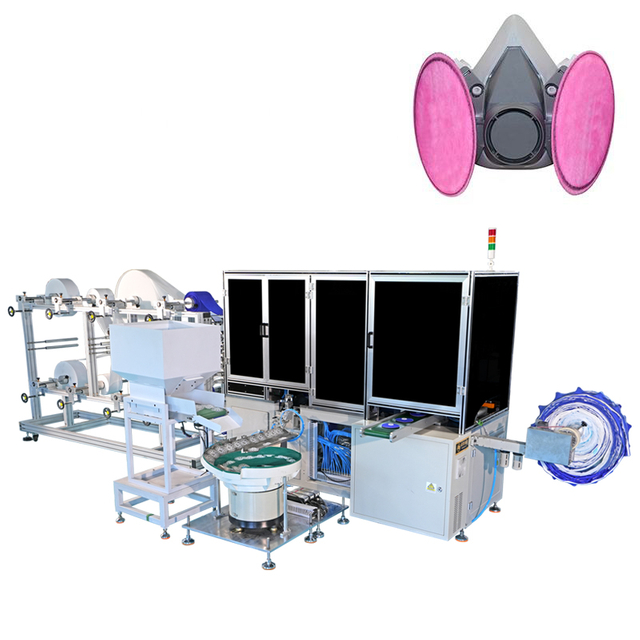 Automatic Respirator Filter Making Machine
