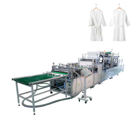 AUTOMATIC DISPOSABLE BATHROBE MAKING MACHINE