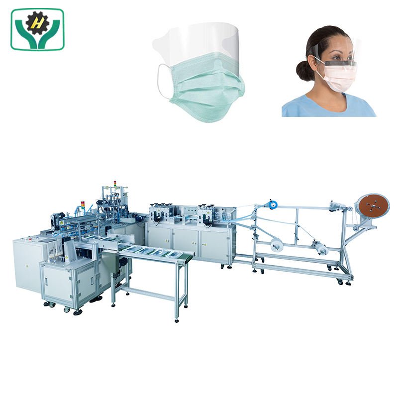 Automatic Protective Film Medical Face Mask Machine