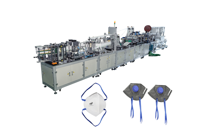 HY200-03 External Headband Folding Upper Valve Mask Machine