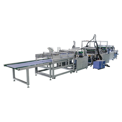 Automated disposable medical mayo stand cover machine
