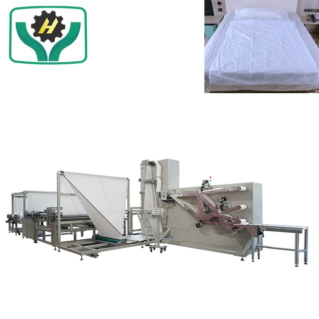 Disposable bed sheet making machine