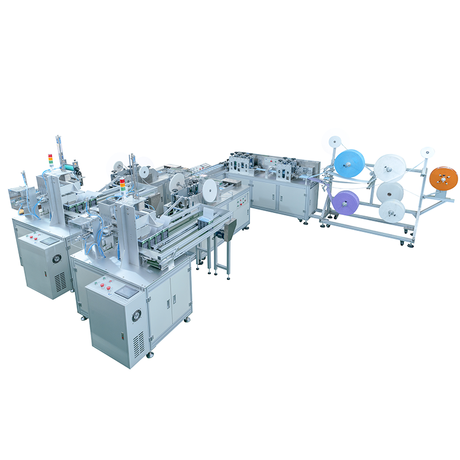 HY100P-07B　Automatic Tie Up Mask Making and Packing Machine