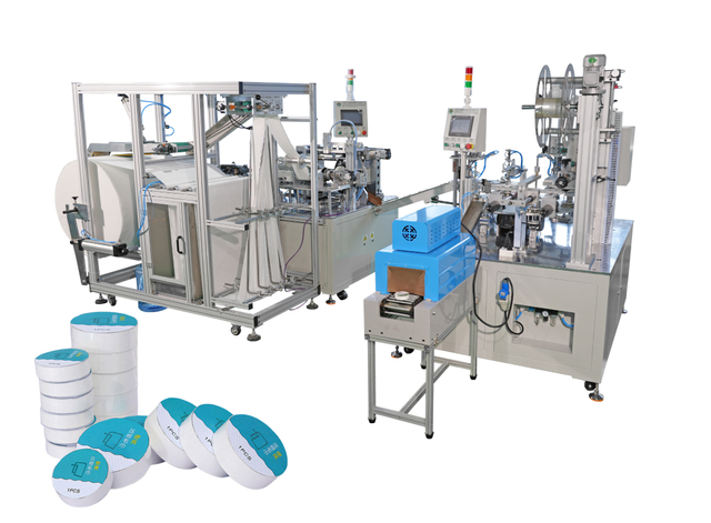 HY200S-01C Fully Automatic Towel Compression Machine with Paper-Plastic Packaging Unit (10-Piece Pack)