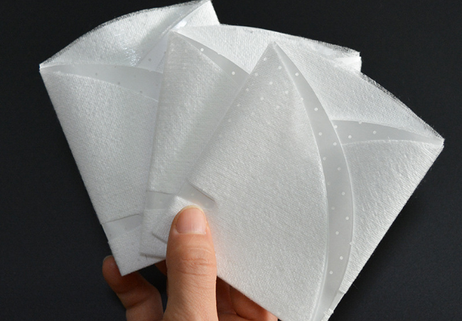 Folded 3D Mask Fabric