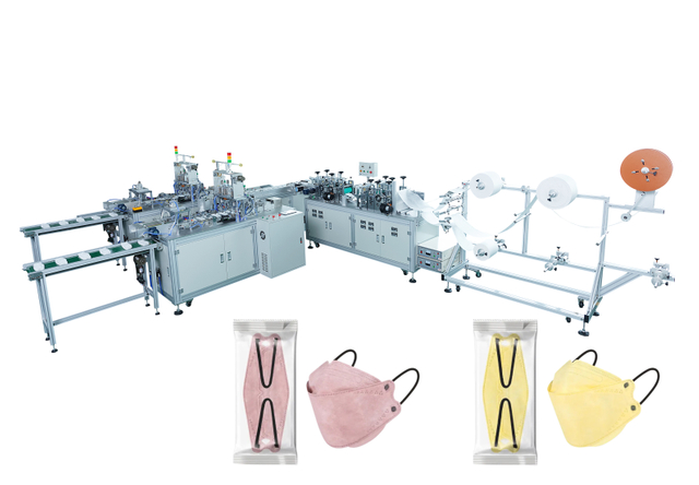 HY300-05 One-Motor-Two-Mask-Fish-Shaped-Mask-Making-Machine