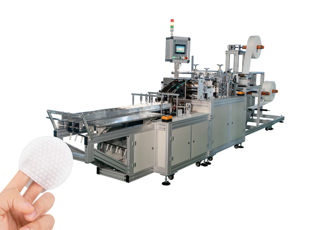 HY200S-02A Manual Wipe Makeup Remover Pad Manufacturing Machine