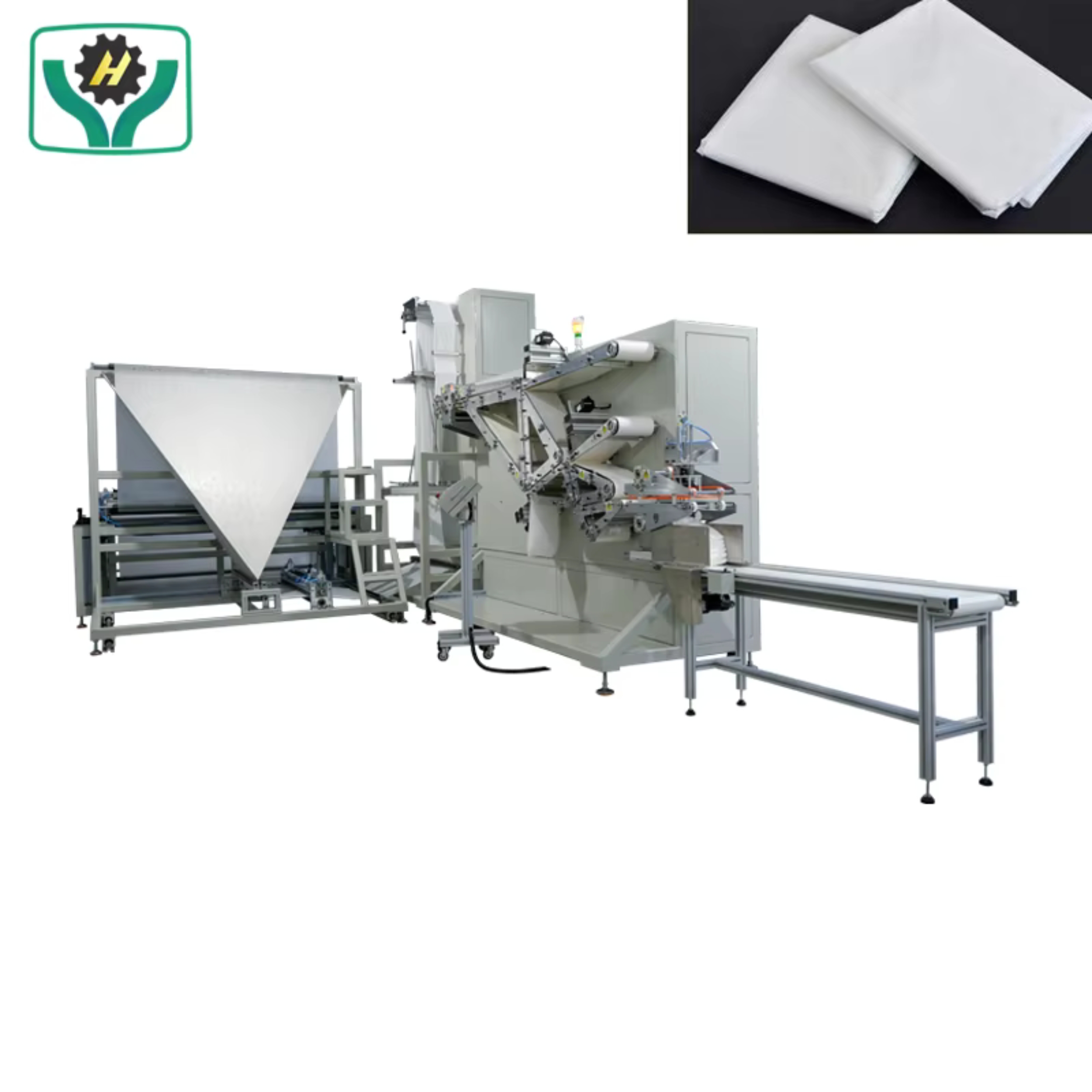 Disposable bed sheet making machine