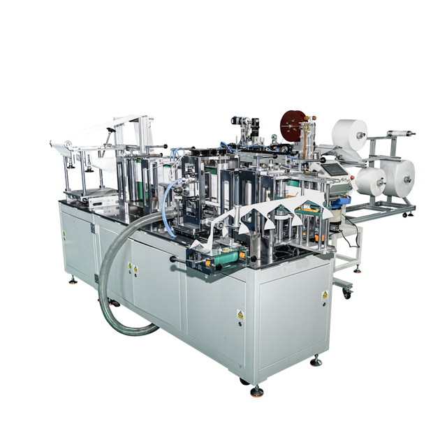 Automatic pet head strap folding mask making machine