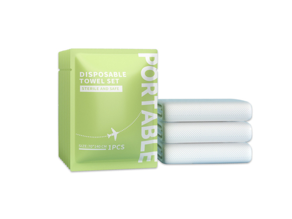 Disposable folding towel